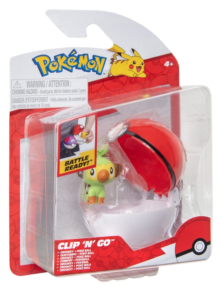 Pokémon Clip 'n' Go Actionfigur Wave 21 Chimpep & Pokéball Image 3