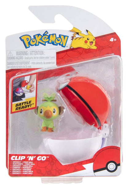 Pokémon Clip 'n' Go Actionfigur Wave 21 Chimpep & Pokéball Image 5