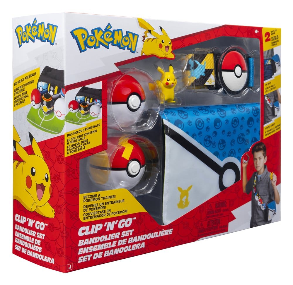 Pokémon Clip 'n' Go Patronengurt-Set Pikachu Image 2