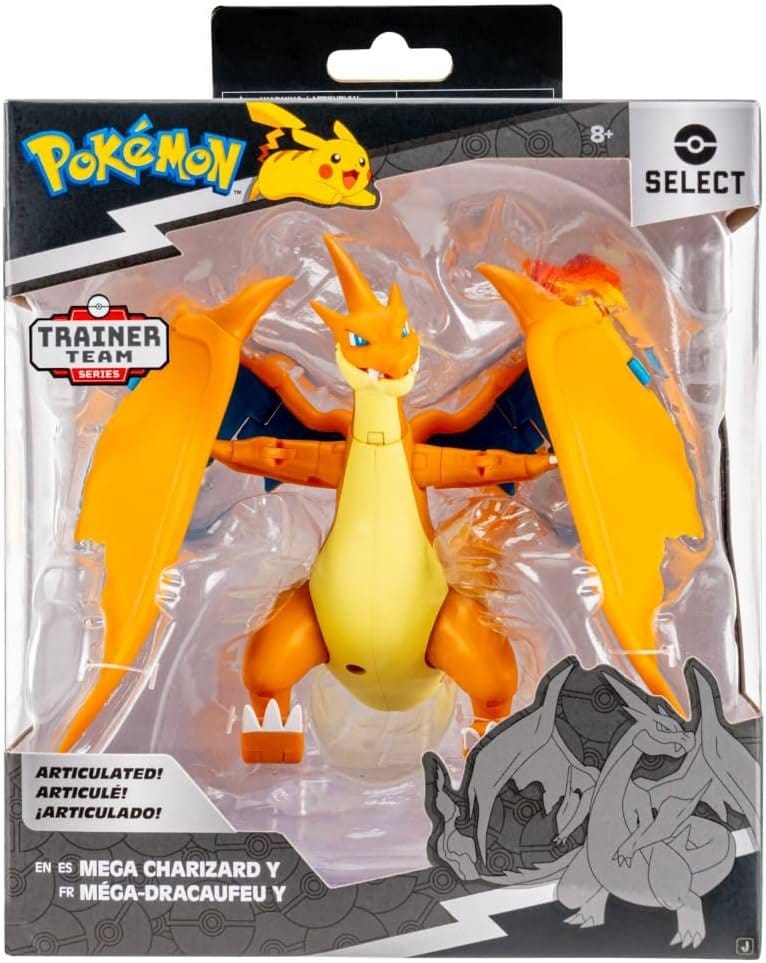 Pokémon Select Super-Articulated Figur Mega Charizard Y 15 cm Image 3