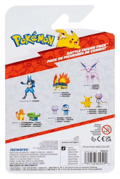 Pokémon Battle Figure Actionfiguren 2er-Pack Psiau & Plinfa Image 2
