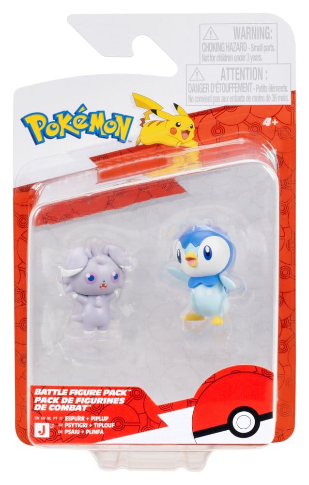 Pokémon Battle Figure Actionfiguren 2er-Pack Psiau & Plinfa Image 3