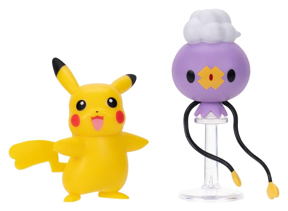 Pokémon Battle Figure Actionfiguren 2er-Pack Driftlon & Pikachu Image 1
