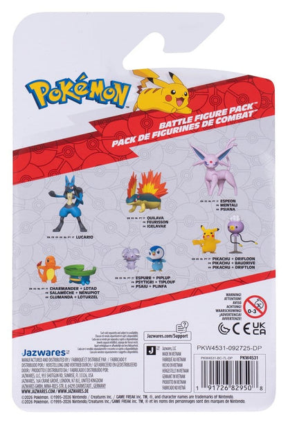 Pokémon Battle Figure Actionfiguren 2er-Pack Driftlon & Pikachu Image 6