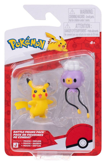 Pokémon Battle Figure Actionfiguren 2er-Pack Driftlon & Pikachu Image 7
