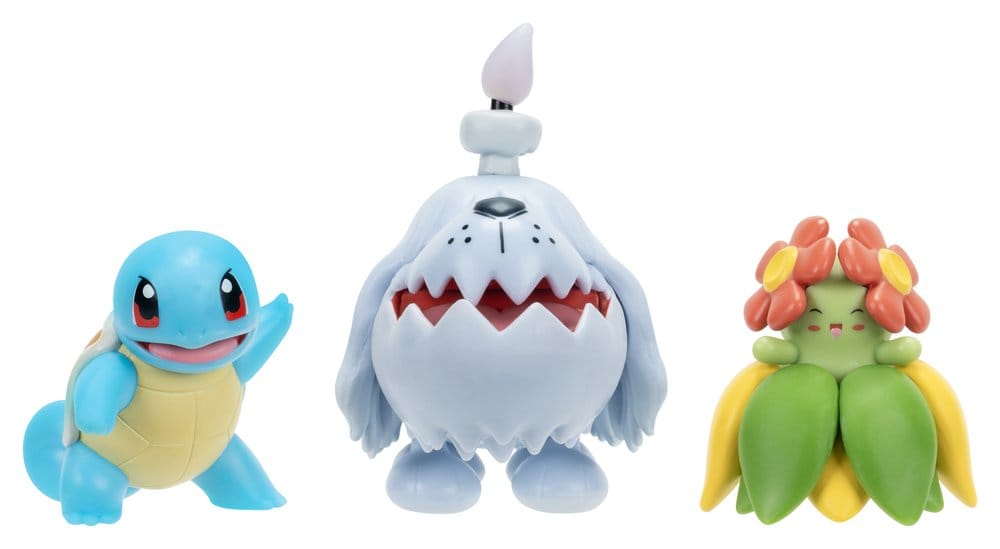 Pokémon Battle Figure Actionfiguren 3er-Pack Schiggy, Gruff & Blubella Image 1