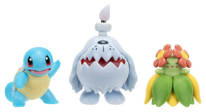 Pokémon Battle Figure Actionfiguren 3er-Pack Schiggy, Gruff & Blubella Image 1