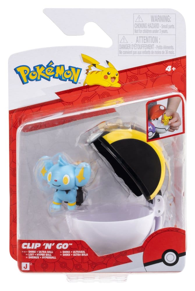 Pokémon Clip 'n' Go Actionfigur Sheinux & Ultraball Image 3