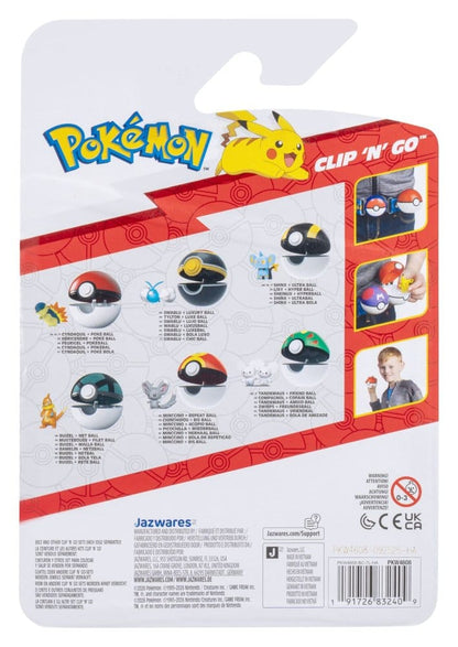 Pokémon Clip 'n' Go Actionfigur Feurigel & Pokéball Image 2