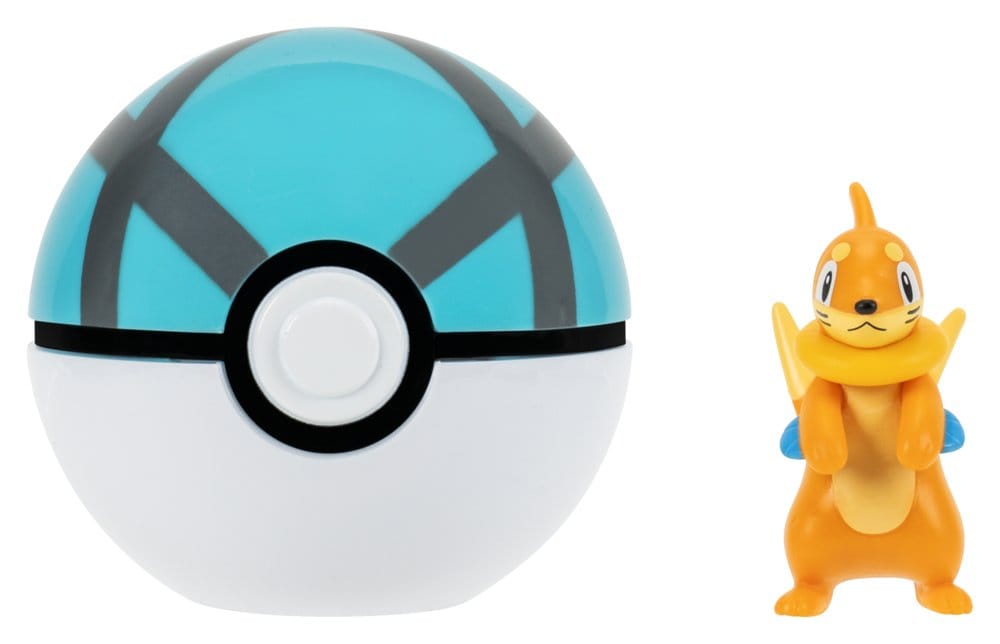 Pokémon Clip 'n' Go Actionfigur Bamelin & Netzball Image 1