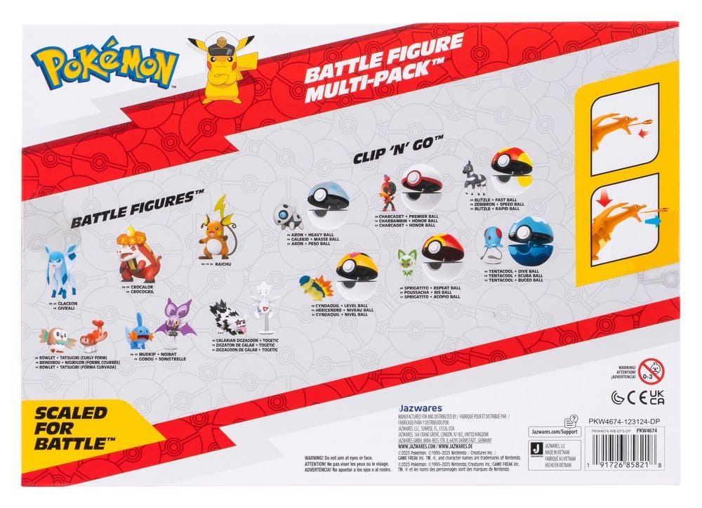 Pokémon Battle Figure Actionfiguren 6er Multi-Pack Image 10
