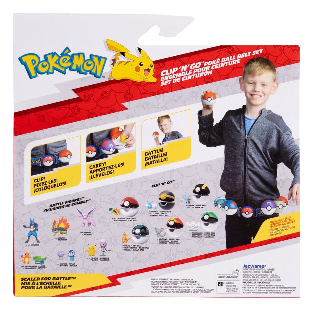 Pokémon Clip 'n' Go Gürtel-Set Actionfigur Fynx Image 2
