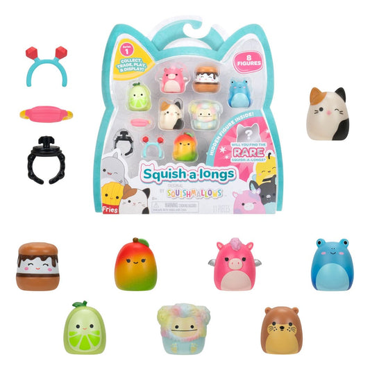 Squishmallow Squish a longs Minifiguren 8er-Pack Style 2 3 cm Image 1