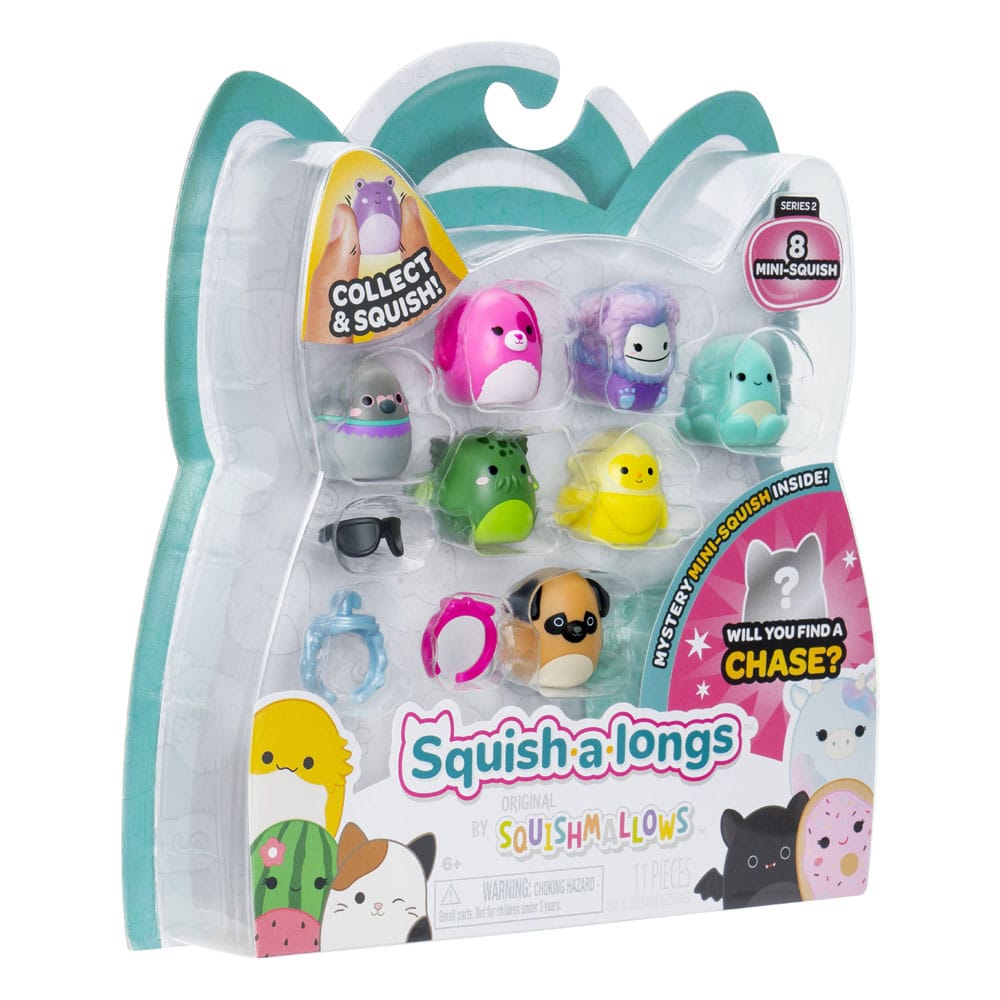 Squishmallows Squish-a-longs Minifiguren 8er Pack Set Series 2 Style 1 2,5 cm Image 3