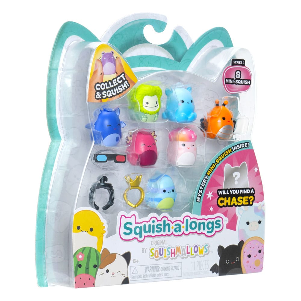 Squishmallows Squish-a-longs Minifiguren 8er Pack Set Series 2 Style 2 2,5 cm Image 3