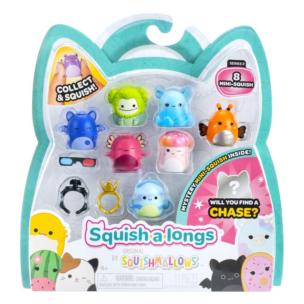 Squishmallows Squish-a-longs Minifiguren 8er Pack Set Series 2 Style 2 2,5 cm Image 5
