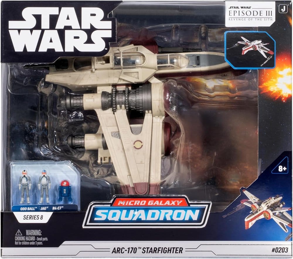 Star Wars Deluxe Fahrzeug ARC 170 20 cm (Series 8) Image 1