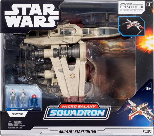 Star Wars Deluxe Fahrzeug ARC 170 20 cm (Series 8) Image 1