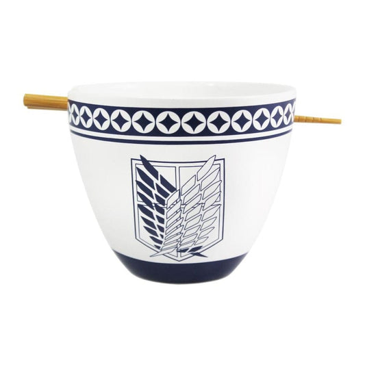 Attack on Titan Ramen-Schüssel mit Stäbchen Emblem 473 ml Image 1