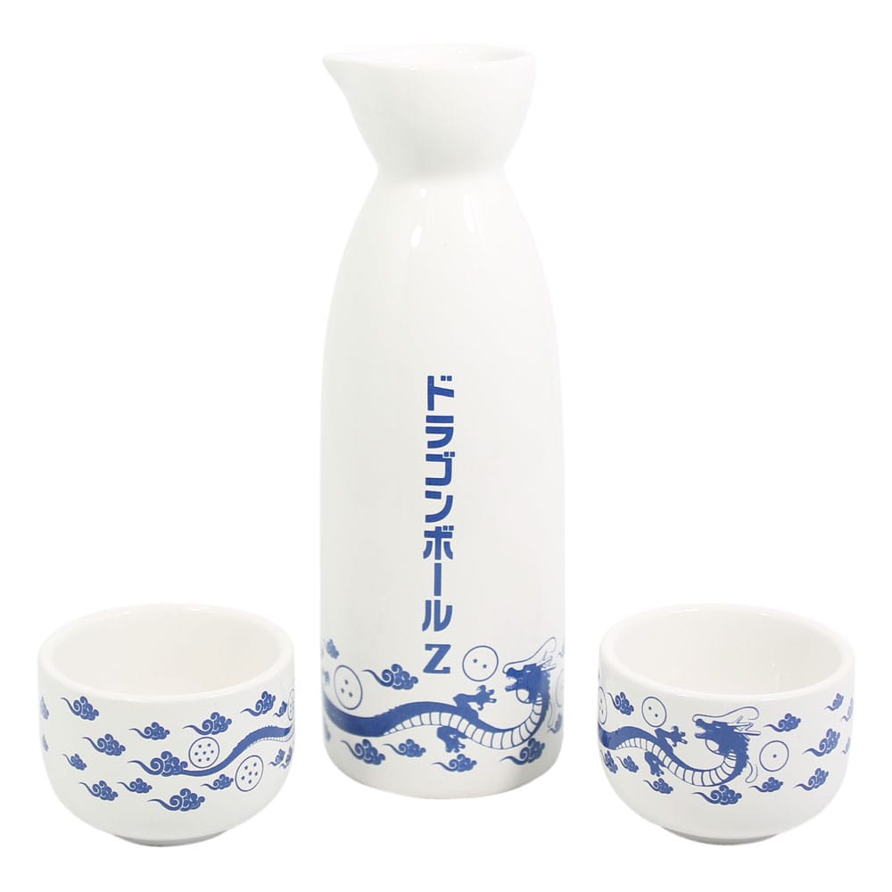 Dragon Ball Z Keramik Sake Set Blue Shenron Image 1