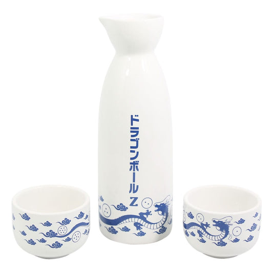 Dragon Ball Z Keramik Sake Set Blue Shenron Image 1