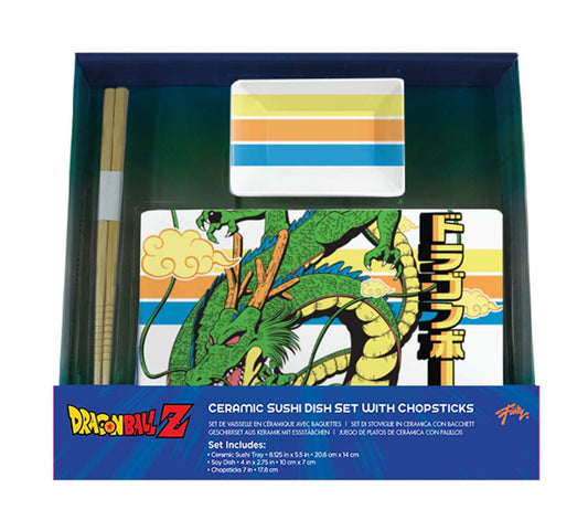 Dragon Ball Z Keramik Sushi Set mit Essstäbchen Shenron Image 1