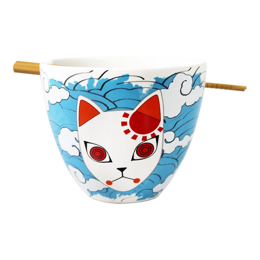 Demon Slayer Ramen-Schüssel mit Stäbchen Tanjiro Mask 473 ml Image 1
