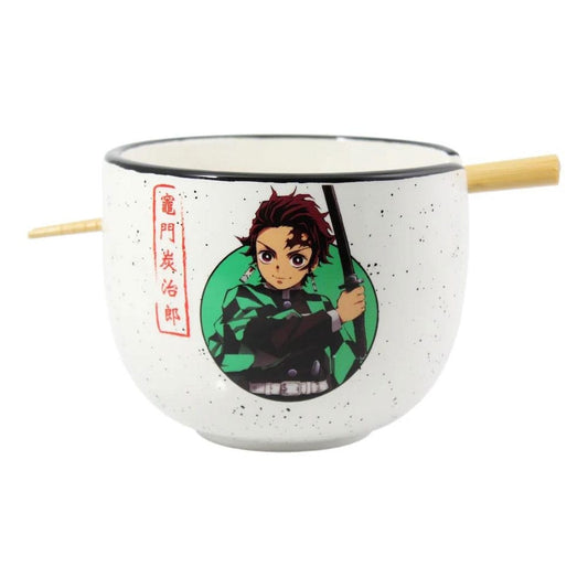 Demon Slayer Ramen-Schüssel mit Stäbchen Tanjiro 414 ml Image 1