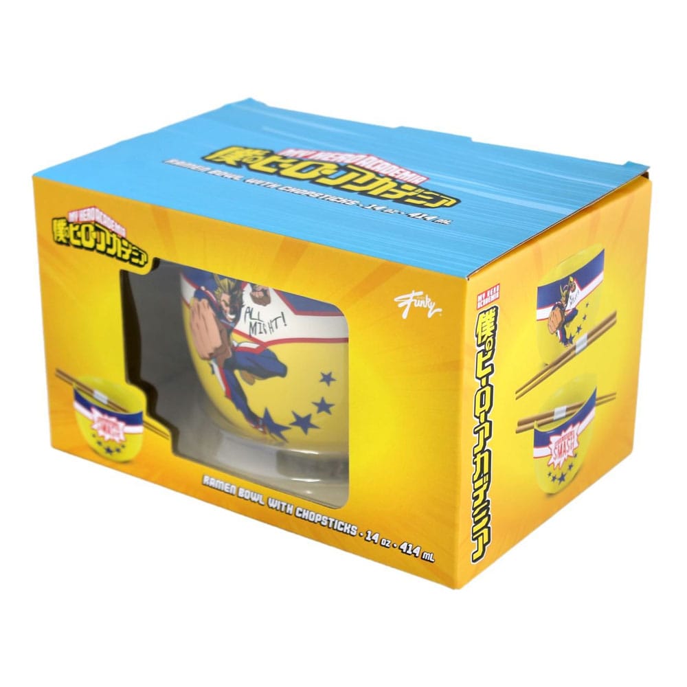 My Hero Academia Ramen-Schüssel mit Stäbchen All Might 414 ml Image 5