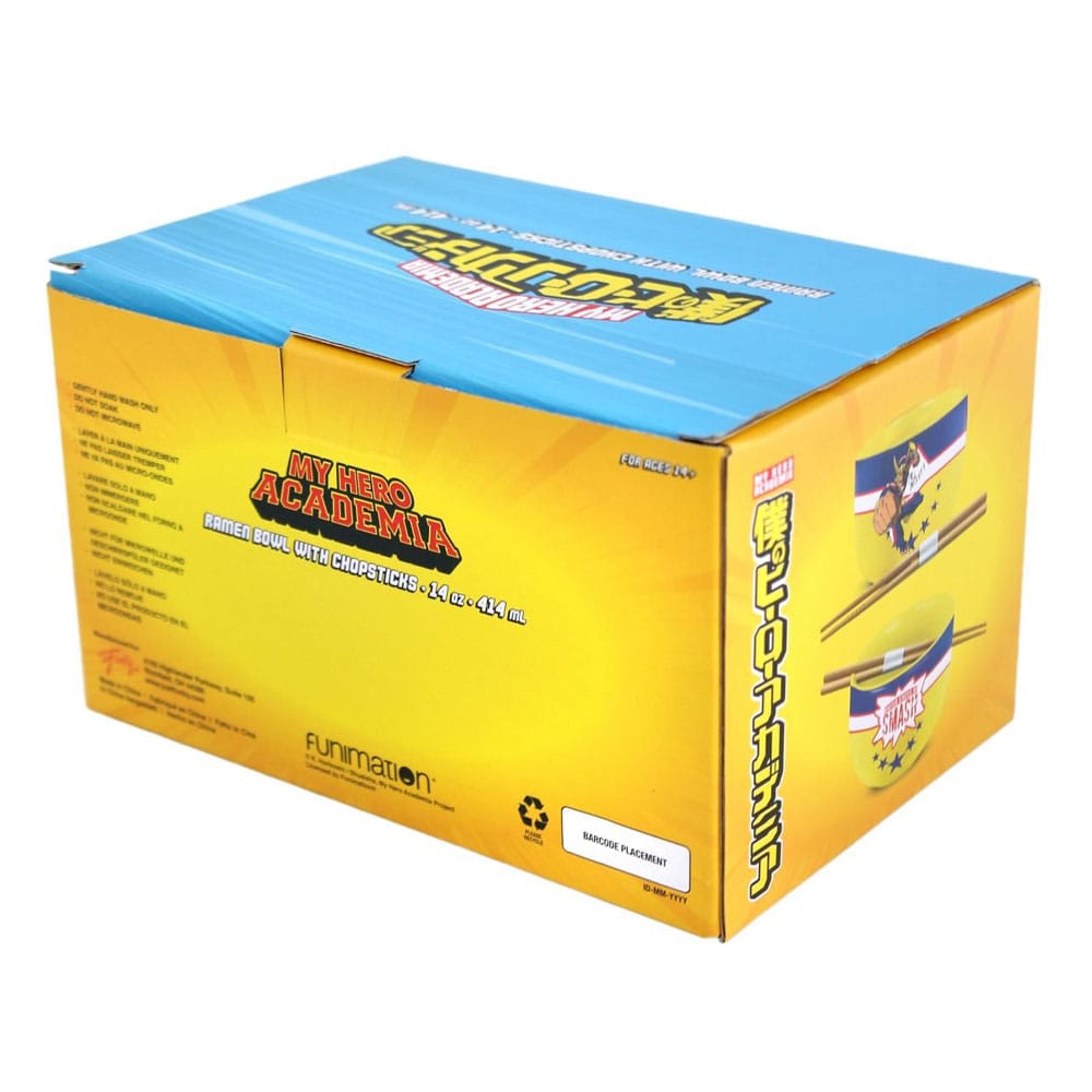 My Hero Academia Ramen-Schüssel mit Stäbchen All Might 414 ml Image 6