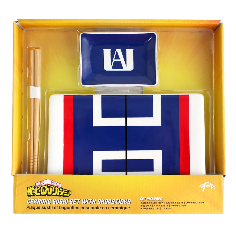 My Hero Academia Keramik Sushi Set mit Essstäbchen UA Image 4
