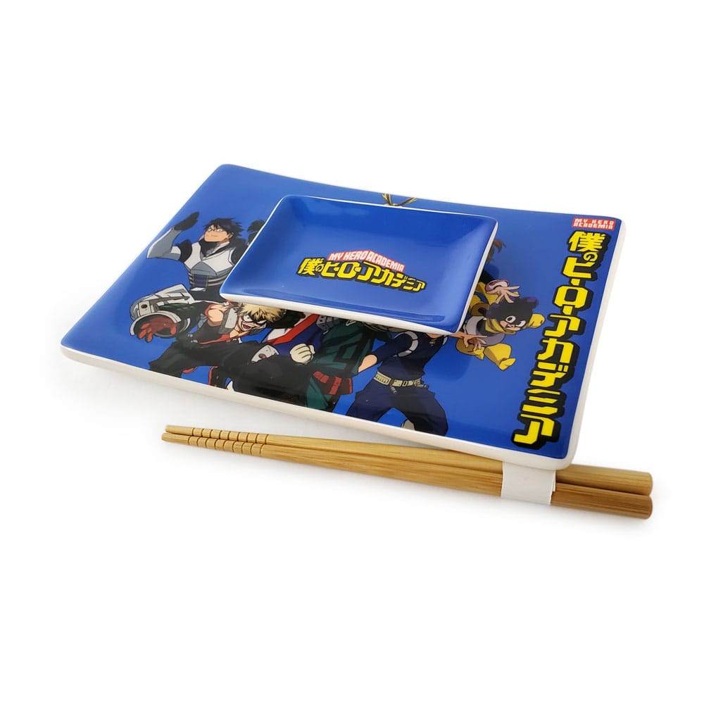 My Hero Academia Keramik Sushi Set mit Essstäbchen Classe 1-A Image 3