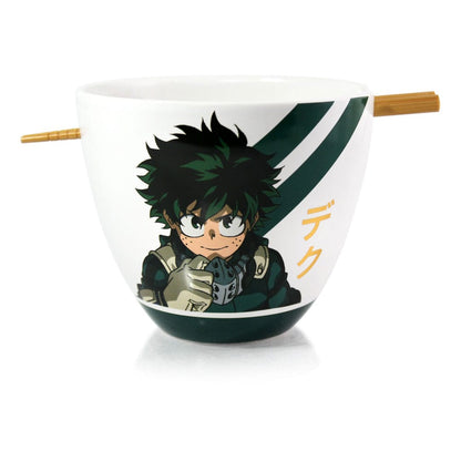 My Hero Academia Ramen-Schüssel mit Stäbchen Izuku Midoriya 473 ml Image 1