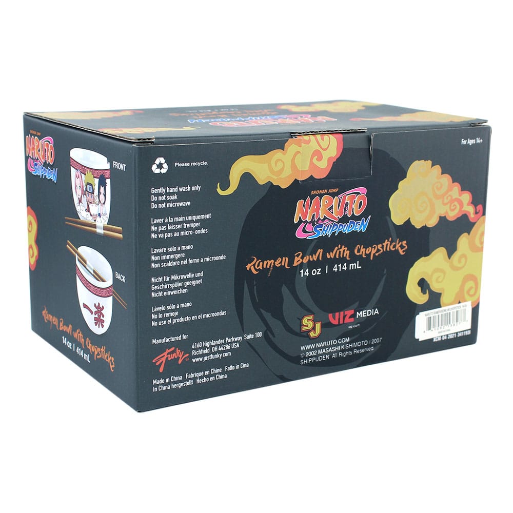 Naruto Shippuden Ramen-Schüssel mit Stäbchen Team Seven 414 ml Image 5