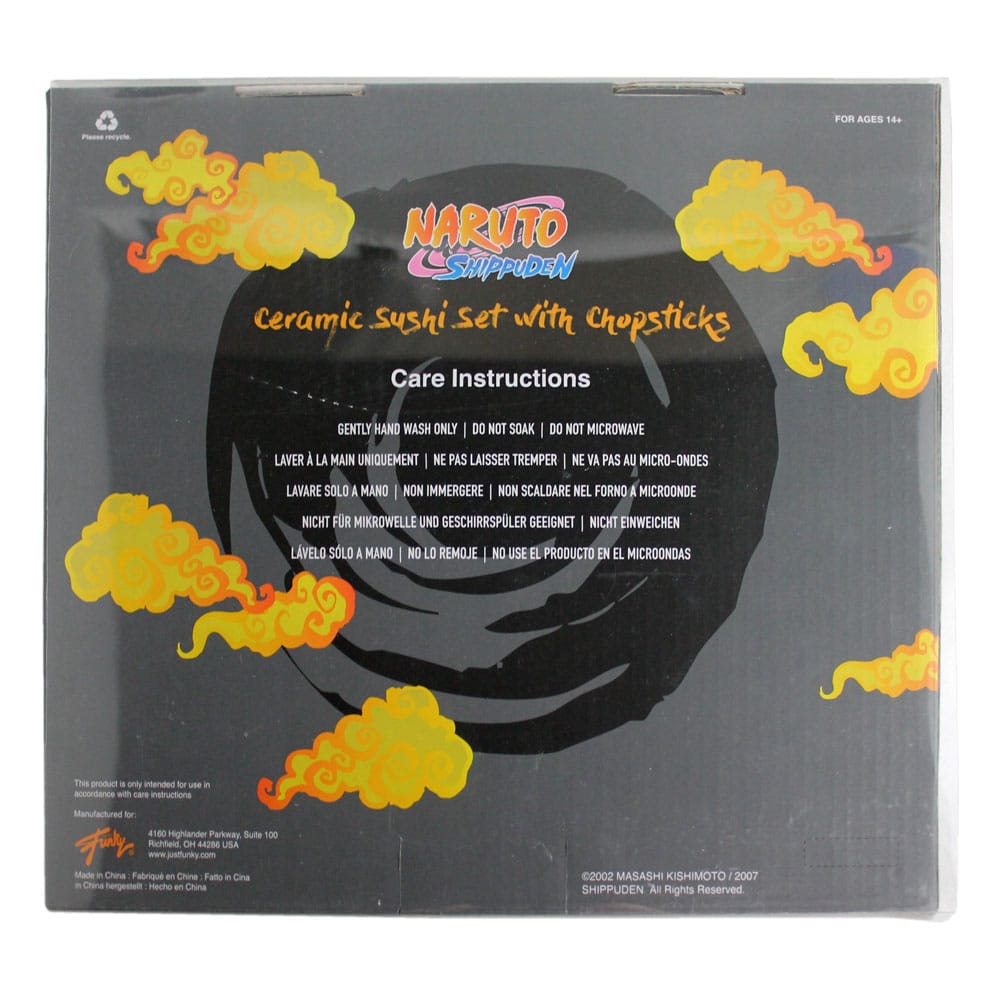 Naruto Shippuden Keramik Sushi Set mit Essstäbchen Naruto Image 3