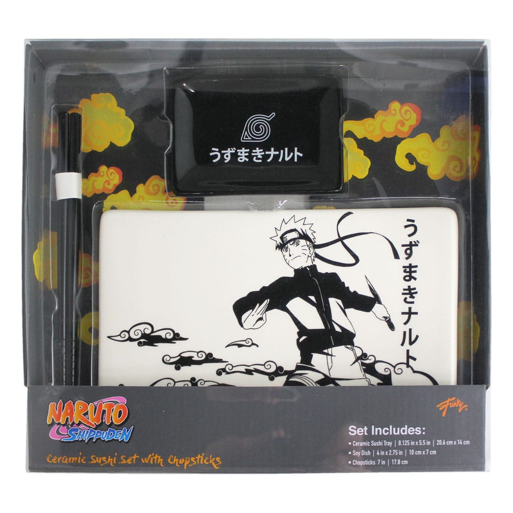 Naruto Shippuden Keramik Sushi Set mit Essstäbchen Naruto Image 4