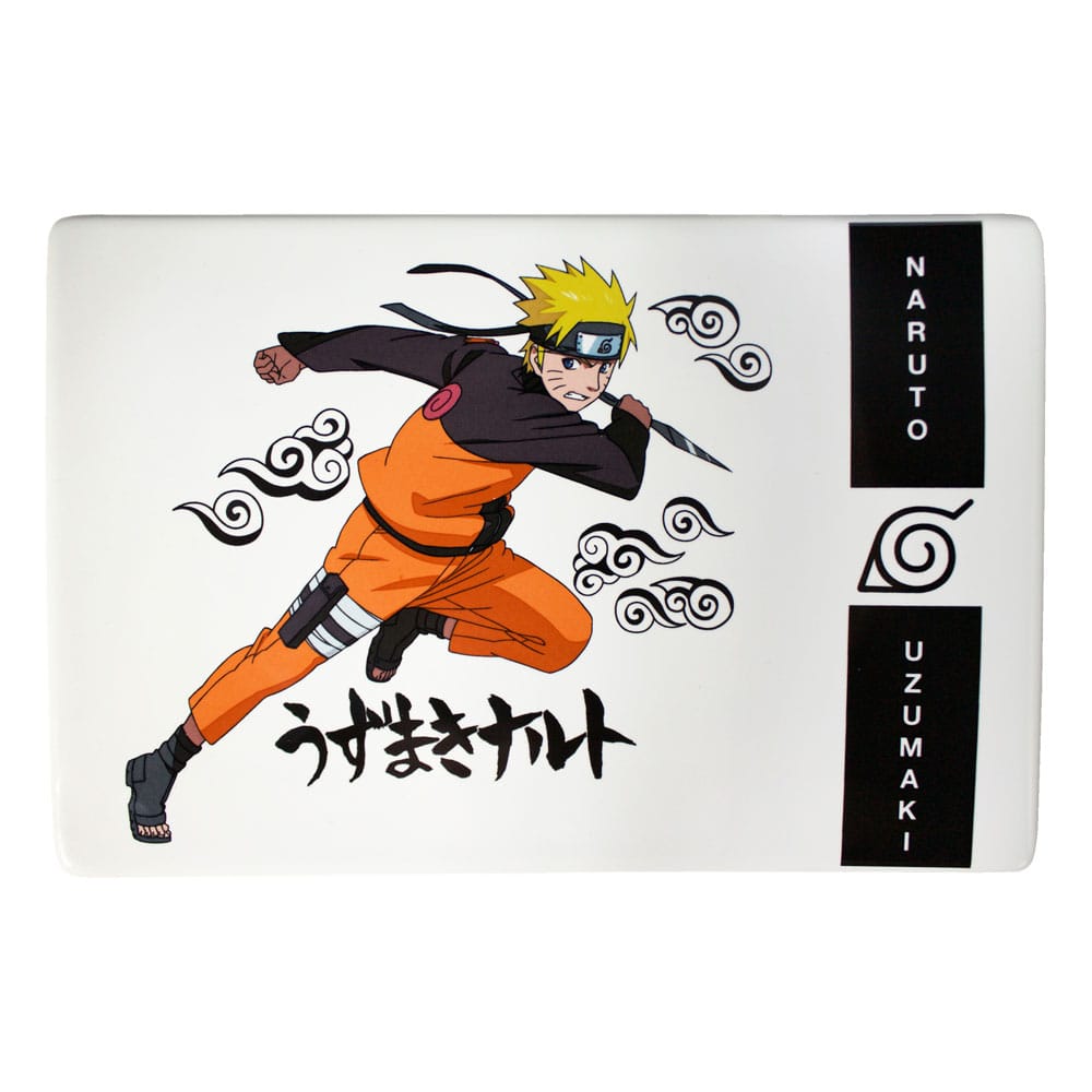 Naruto Shippuden Keramik Sushi Set mit Essstäbchen Naruto Uzumaki Image 1