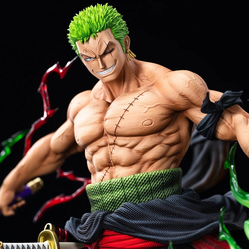 One Piece Legendary Straw Hat Crew Series Statue Roronoa Zoro (Premium Version) 34 cm Image 4