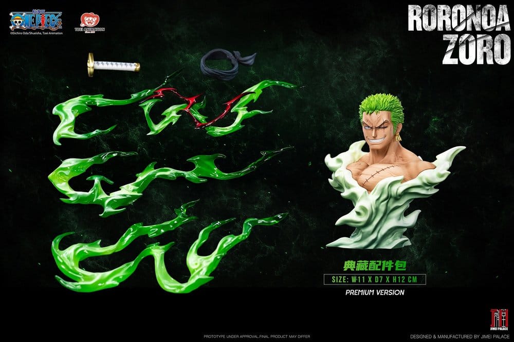 One Piece Legendary Straw Hat Crew Series Statue Roronoa Zoro (Premium Version) 34 cm Image 6