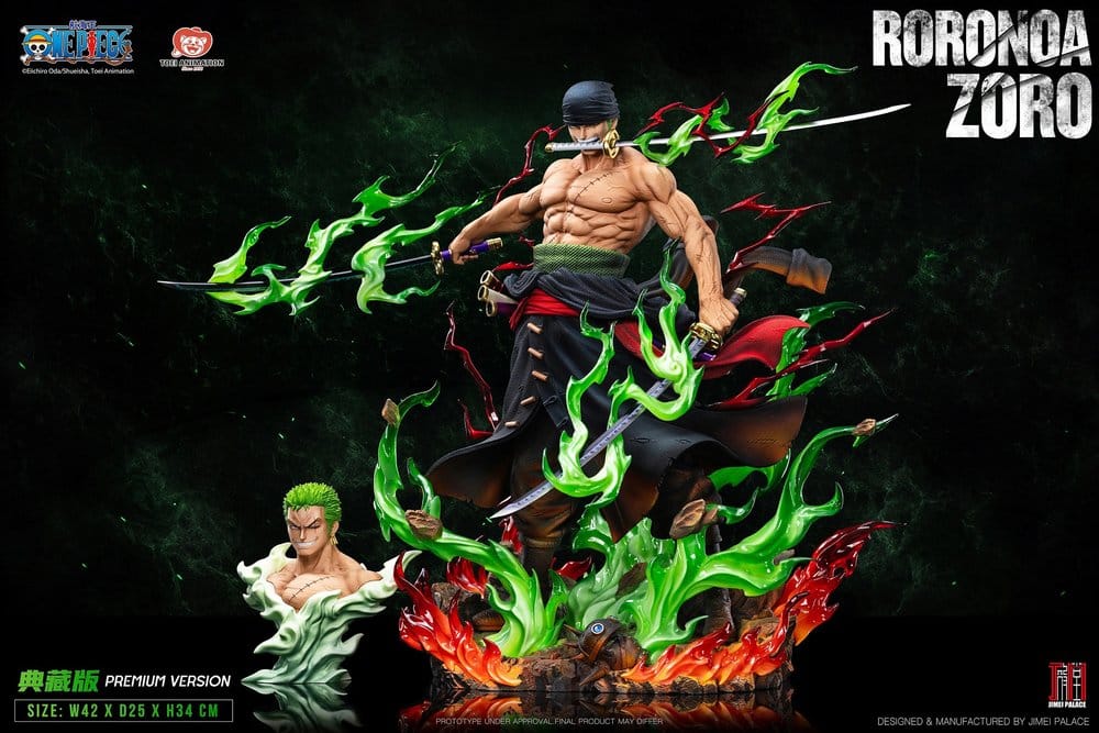 One Piece Legendary Straw Hat Crew Series Statue Roronoa Zoro (Premium Version) 34 cm Image 7