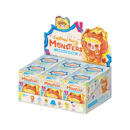 QKid: Emotional Hairy Monsters Series Blind Box Figur 12 - 14 cm Display (6) Image 1
