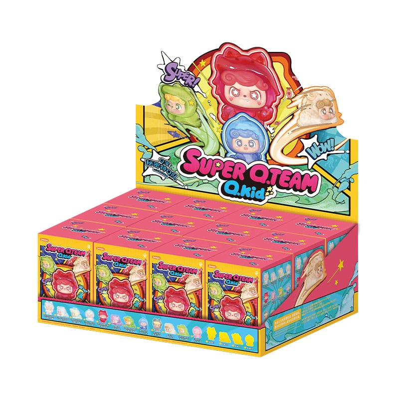 QKid: Super Q. Team Mini Series Blind Box Figur 5 cm Display (12) Image