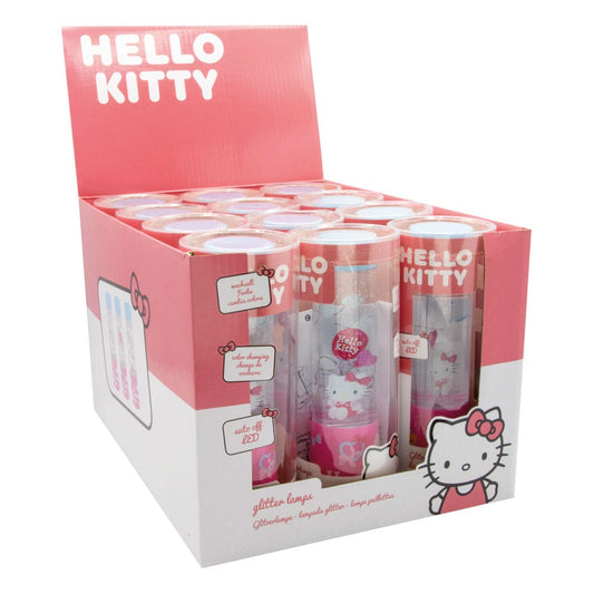 Sanrio LED Glitzerlampen Hello Kitty 15 cm Display (12) Image 1