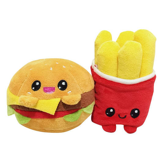 Yummis Together Plüschfiguren 2er-pack Burger & Pommes in Take Away Bag 21 cm Image 2