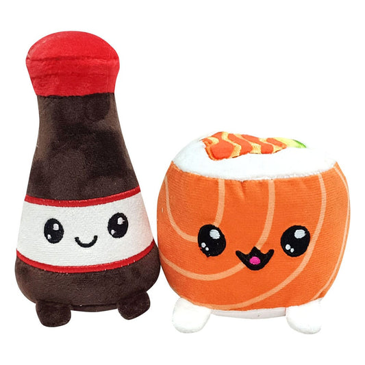 Yummis Together Plüschfiguren 2er-pack Uramaki & Soya in Take Away Bag 21 cm Image 2