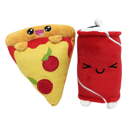 Yummis Together Plüschfiguren 2er-pack Pizza & Cola in Take Away Bag 21 cm Image 2