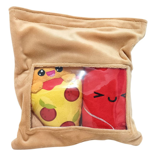 Yummis Together Plüschfiguren 2er-pack Pizza & Cola in Take Away Bag 21 cm Image 1