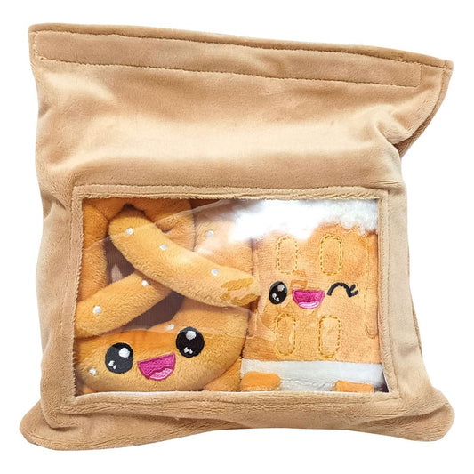 Yummis Together Plüschfiguren 2er-pack Brezel & Bier in Take Away Bag 21 cm Image 1
