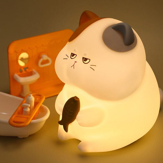 Kawaii 3D Nachtlicht Funny Cat Image 2