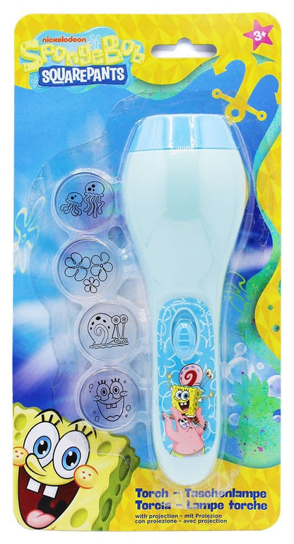 Spongebob Projektions-Taschenlampe mit 4 Motiven Image 1